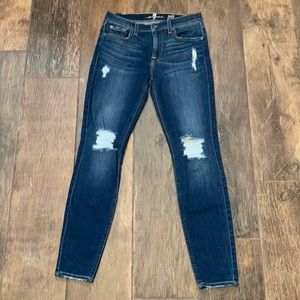 7 For All Mankind Ankle Gwenevere Jeans Size 28